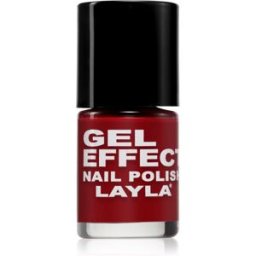 Layla Cosmetics Gel Effect vernis à ongles gel teinte N.06 Power Red 10 ml