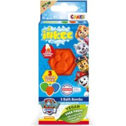Craze INKEE Paw Patrol bombe de bain pour enfant 3x15 g