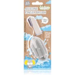 Jack N’ Jill Silicone brosse à dents de doigt pour bébé soft 6-18 mois 2 pcs