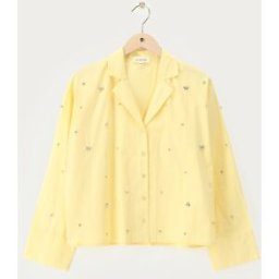 Chemise jaune à strass My Jewellery Jaune S femme
