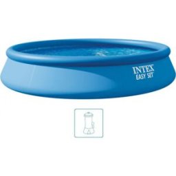 INTEX Easy Set Pool Piscine 457 x 84 cm avec systeme de filtration 220–240 V 28158NP