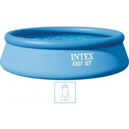 INTEX Easy Set Pool Piscine 396 x 84 cm avec systeme de filtration 12 V 28142GN