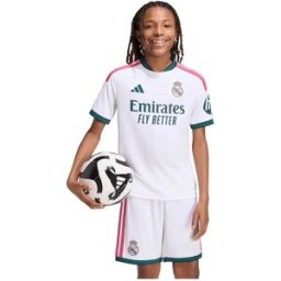 Adidas T-shirt Manches Courtes Junior Domicile Real Madrid 26/27 White 15-16 Années Garçon,Fille