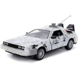 Jada Figure Back To The Future Time Machine Frost Diecast Model 1/24 Black One Size unisex