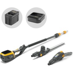 Stiga MT 500e Kit - Taille-haie et Perche élagueuse multifonction - BATTERIE ET CHARGEUR INCLUS