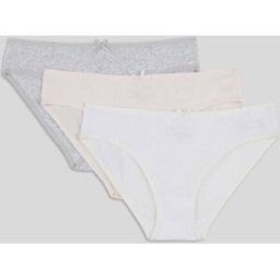 MONOPRIX Lot de 3 culottes unies en coton BIO GOTS 6-8 ans