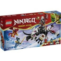 71863 LEGO® NINJAGO Zilvar sur son dragon Grimtak; monstre jouet avec 3 figurines