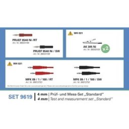 Schützinger SET 9619 Set de cordons de mesure 1 set