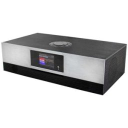 soundmaster EliteLine Chaîne stéréo AUX, DAB+, WiFi, FM, MP3, radio internet, CD, Bluetooth, avec télécommande, Spotify, fonction réveil 2 x 15 W noir