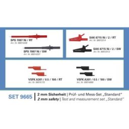Schützinger SET 9665 Set de cordons de mesure 1 set