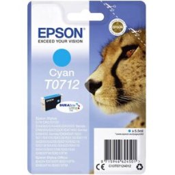 Epson Encre T0712 dorigine module seul cyan C 13 T 07124012