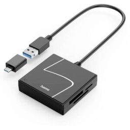 Hama Lecteur de carte mémoire externe USB-C® noir