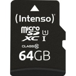 Intenso 64GB microSDXC Performance Carte microSD 64 GB Class 10 UHS-I étanche