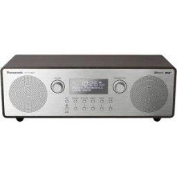 Panasonic RF-D100BTEGT Radio de table FM, DAB+ AUX, Bluetooth, DAB+, FM fonction réveil argent, marron