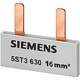Siemens 5ST3630 Rail de collecte de broches, raccord 16mm2 : 2x 1-phase résistant au contact Peigne à broches 10 pc(s)