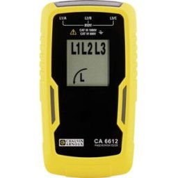 Testeur de phase et de champ tournant Chauvin Arnoux CA 6612 CAT III 1000 V, CAT IV 600 V LCD