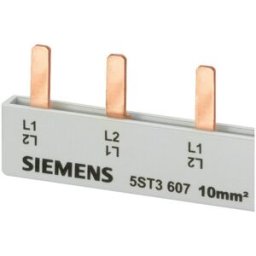 Siemens 5ST3640 Rail de collecte de broches, raccord 16mm2 : 2x (2 phases + HS/FS) résistant au contact Peigne à broches 10 pc(s)