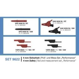 Schützinger SET 9622 Set de cordons de mesure 1 set
