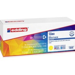 Edding Toner remplace Brother TN-421Y compatible jaune 1800 pages EDD-1080 18-1080
