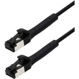 Maxtrack TI42-5L RJ45 Câble réseau, câble patch CAT 8.1 U/FTP 5 m noir blindage simple, flexible 1 pc(s)