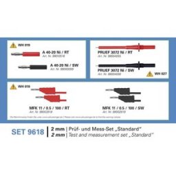 Schützinger SET 9618 Set de cordons de mesure 1 set