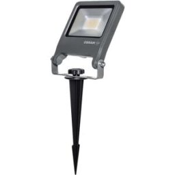 OSRAM 4099854585852 ENDURA® Garden Flood Spike 20W 3000K Projecteur à LED de jardin Module LED LED intégrée 20 W gris foncé