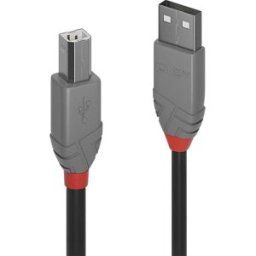 LINDY Câble USB USB 2.0 USB-A mâle, USB-B mâle 7.50 m noir 36676