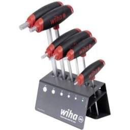 Wiha 6 pans intérieurs Jeu de clés mâles coudées 3.0 mm, 4.0 mm, 5.0 mm, 6.0 mm, 8.0 mm, 10.0 mm 6 pièces