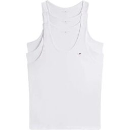Tommy Hilfiger Sous-vêtement Sans Manches Um0um03867 3 Unités White / White / White L Homme
