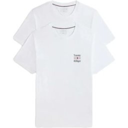 Tommy Hilfiger T-shirt à Manches Courtes Mw0mw45091 Regular Fit 2 Unités Primary Red / White / Desert Sky L Homme