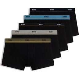 Boss Boxers Essential 10267407 Trunk 5 Unités Black S Homme
