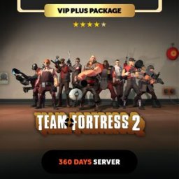 Kinguin Team Fortress 2, 360 days Private Server - VIP Plus Package Code