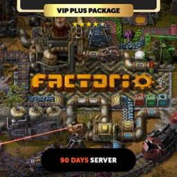 Kinguin Factorio 90 days Private Server - VIP Plus Package Code