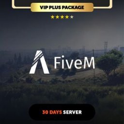 Kinguin FiveM 30 days Private Server - VIP Plus Package Code