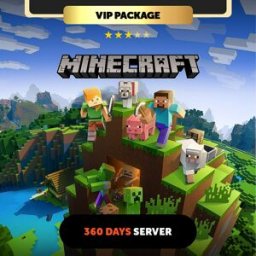Kinguin Minecraft 360 days Private server - VIP Package Code