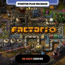 Kinguin Factorio 90 days Private Server - Starter Plus Package Code