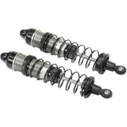Losi Amortisseur Arrière Mini-t 2.0/mini-b 2 Unités Black / Silver One Size unisex