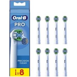 Oral-b Remplacement De La Brosse à Dents électrique Eb20rx-8 8 Unités White One Size unisex