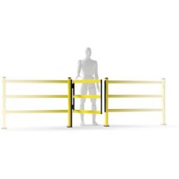 Portillon de sécurité pour barrière flexible résistance 4 t
