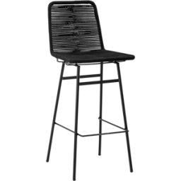 Tabouret de bar noir Mundo - Bloomingville