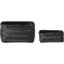 Panier Donia Bambou noir - Bloomingville