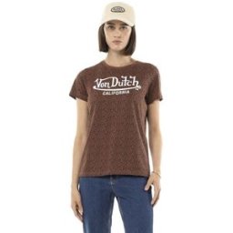 Tee-Shirt Leopard VONDUTCH marron female