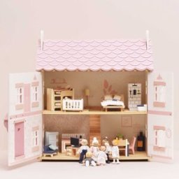 Le Toy Van Ensemble de meubles pour maison de poupée en bois FSC (35 pièces)