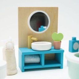 Le Toy Van Salle de bain pour maison de poupée en bois FSC