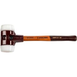 Halder Marteau En Nylon Simplex Soft-face 80 Brown / Red One Size