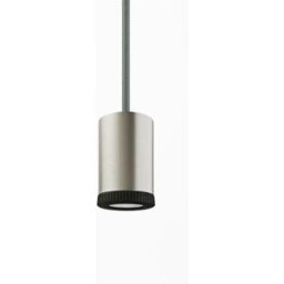 Creative Cables Mini Projecteur Gu1d0 Lampe Suspendue Simple Satin Titanium One Size