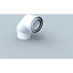 Bertrams Polyline LAS coude 41BG87-110 87°, intérieur, blanc , DN 110/160