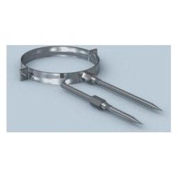 Collier de serrage Bertrams Polyline LAS 42RS60 M 8 x 200 et cheville, DN 60/100, blanc