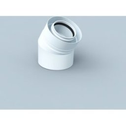 Bertrams Polyline LAS coude 41BG30-A110 angle 30°, DN 110/160, extérieur, blanc