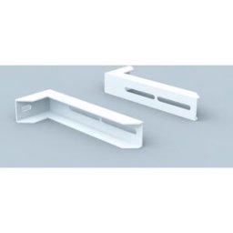 Bertrams Polyline LAS angle d'extension 41WH450 distance au mur 100-450 mm, pour DN 80/125, blanc